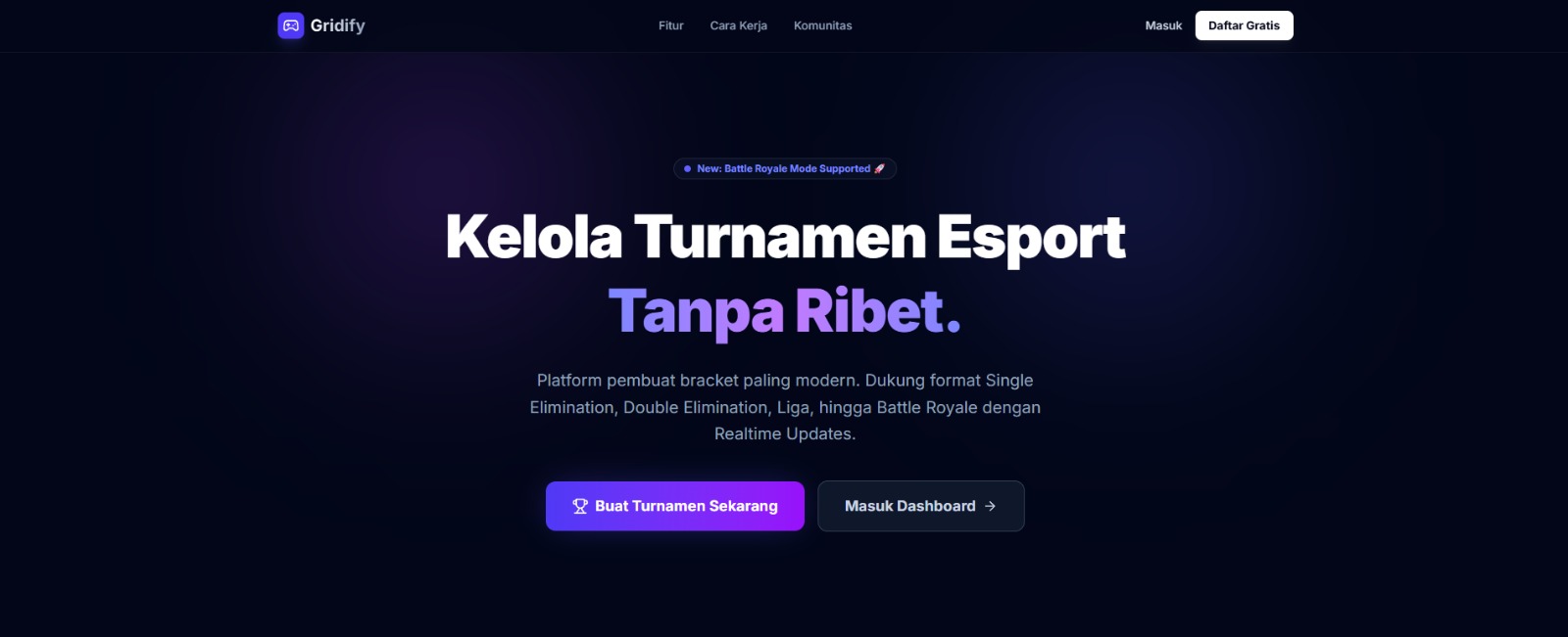 Gridify - Bracket Esports Generator